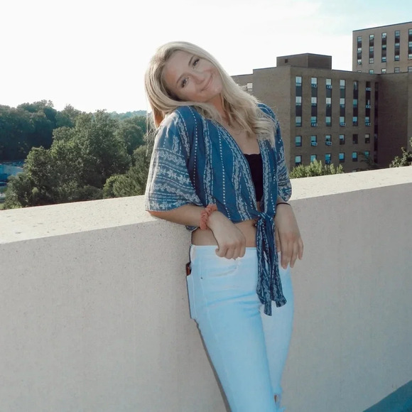 Free People Tops - JAPNA tie top XS